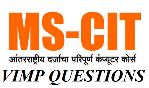 MS-CIT ENGLISH & MARATHI